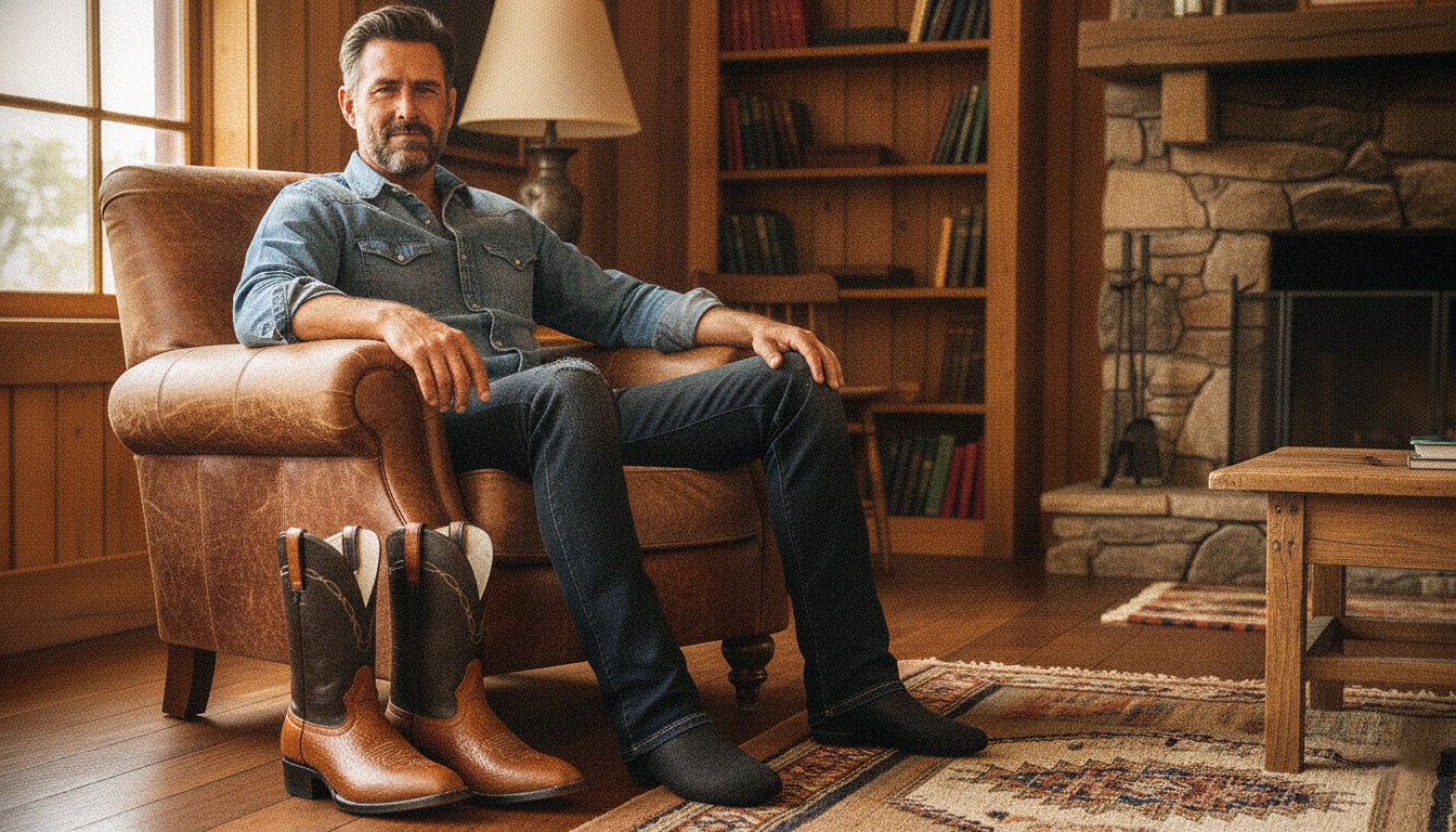 Hondo Style 8902 Walnut Spanish Shoulder Boots